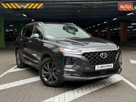 Серый Хендай Санта Фе, объемом двигателя 2.36 л и пробегом 111 тыс. км за 26990 $, фото 1 на Automoto.ua