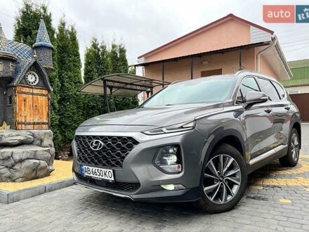Хендай Санта Фе 2019 в Виннице на Automoto.ua Серый Хендай Санта Фе, объемом двигателя 2.2 л и пробегом 95 тыс. км за 26950 $, фото 1 на Automoto.ua