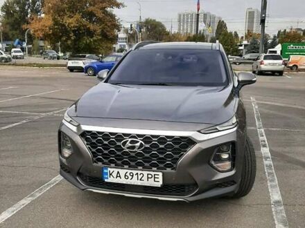 Сірий Хендай Санта Фе, об'ємом двигуна 2 л та пробігом 104 тис. км за 29300 $, фото 1 на Automoto.ua