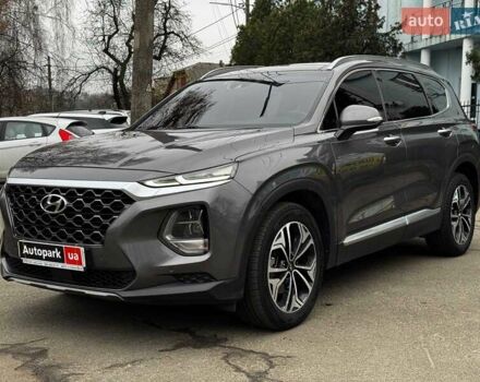 Сірий Хендай Санта Фе, об'ємом двигуна 2 л та пробігом 105 тис. км за 29490 $, фото 1 на Automoto.ua