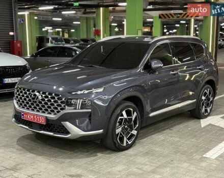 Серый Хендай Санта Фе, объемом двигателя 2.2 л и пробегом 117 тыс. км за 31000 $, фото 1 на Automoto.ua