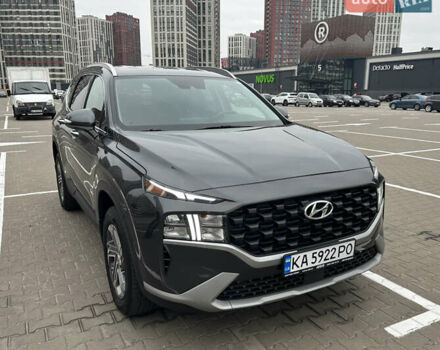 Серый Хендай Санта Фе, объемом двигателя 2.5 л и пробегом 17 тыс. км за 31500 $, фото 1 на Automoto.ua