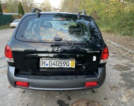 Синий Хендай Санта Фе, объемом двигателя 2.4 л и пробегом 145 тыс. км за 3900 $, фото 2 на Automoto.ua