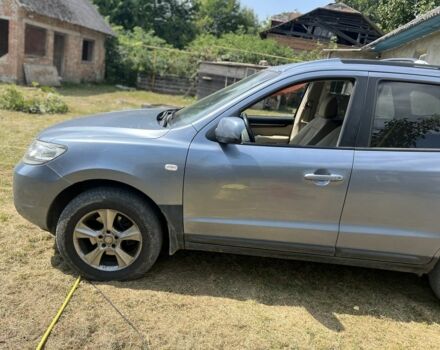 Синий Хендай Санта Фе, объемом двигателя 2.2 л и пробегом 265 тыс. км за 3500 $, фото 1 на Automoto.ua