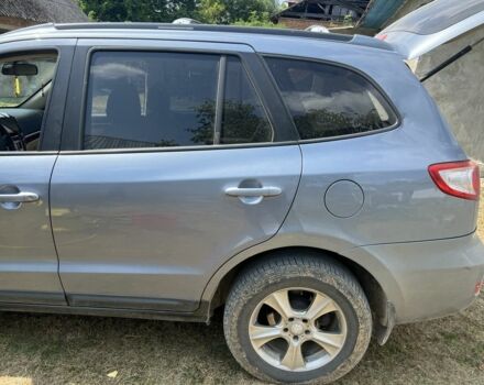 Синий Хендай Санта Фе, объемом двигателя 2.2 л и пробегом 265 тыс. км за 3500 $, фото 2 на Automoto.ua