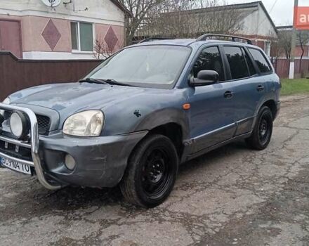 Синий Хендай Санта Фе, объемом двигателя 2.66 л и пробегом 300 тыс. км за 2350 $, фото 1 на Automoto.ua