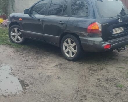 Синий Хендай Санта Фе, объемом двигателя 2 л и пробегом 253 тыс. км за 2952 $, фото 3 на Automoto.ua