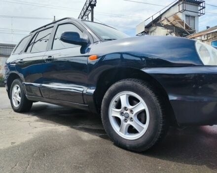 Синий Хендай Санта Фе, объемом двигателя 2 л и пробегом 370 тыс. км за 5999 $, фото 2 на Automoto.ua