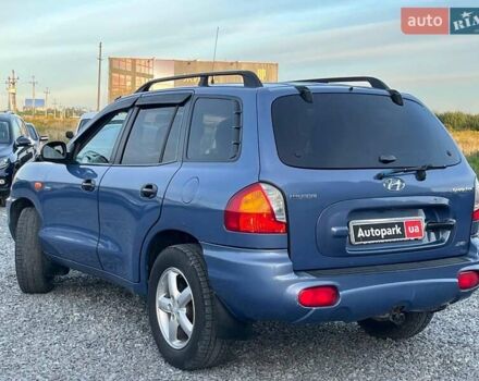 Синий Хендай Санта Фе, объемом двигателя 2 л и пробегом 232 тыс. км за 6890 $, фото 6 на Automoto.ua