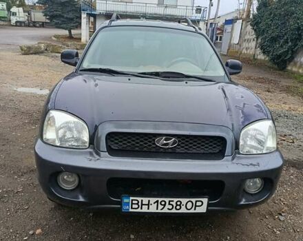 Синий Хендай Санта Фе, объемом двигателя 2.35 л и пробегом 346 тыс. км за 4700 $, фото 6 на Automoto.ua