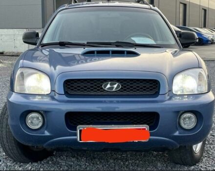 Синий Хендай Санта Фе, объемом двигателя 2 л и пробегом 232 тыс. км за 7000 $, фото 1 на Automoto.ua