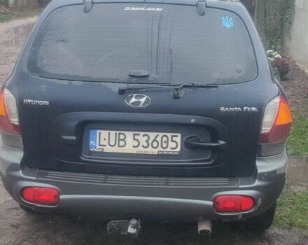 Синий Хендай Санта Фе, объемом двигателя 2 л и пробегом 253 тыс. км за 2952 $, фото 2 на Automoto.ua