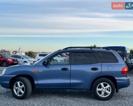 Синий Хендай Санта Фе, объемом двигателя 2 л и пробегом 232 тыс. км за 6890 $, фото 4 на Automoto.ua