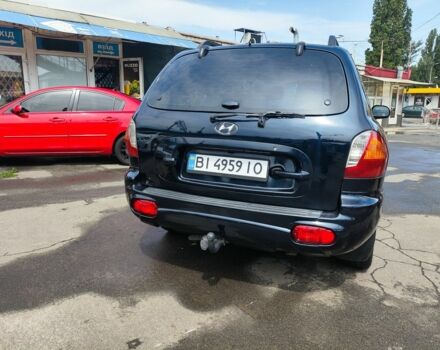 Синий Хендай Санта Фе, объемом двигателя 2 л и пробегом 370 тыс. км за 5999 $, фото 5 на Automoto.ua