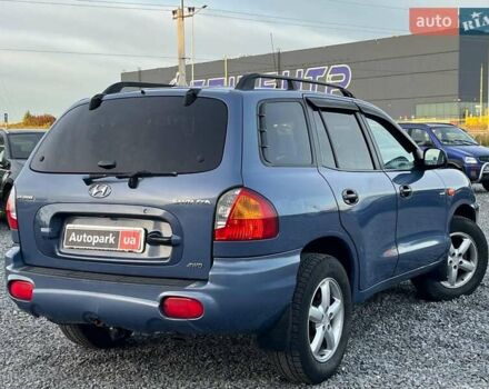 Синий Хендай Санта Фе, объемом двигателя 2 л и пробегом 232 тыс. км за 6890 $, фото 8 на Automoto.ua