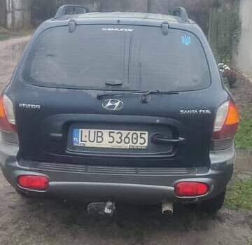 Синий Хендай Санта Фе, объемом двигателя 2 л и пробегом 254 тыс. км за 3150 $, фото 4 на Automoto.ua