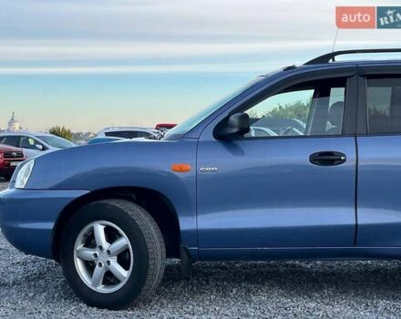 Синий Хендай Санта Фе, объемом двигателя 2 л и пробегом 232 тыс. км за 6890 $, фото 3 на Automoto.ua