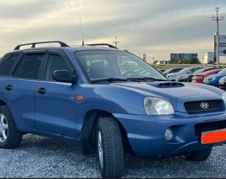 Синий Хендай Санта Фе, объемом двигателя 2 л и пробегом 232 тыс. км за 7000 $, фото 2 на Automoto.ua