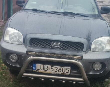 Синий Хендай Санта Фе, объемом двигателя 2 л и пробегом 253 тыс. км за 2952 $, фото 4 на Automoto.ua