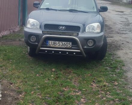 Синий Хендай Санта Фе, объемом двигателя 2 л и пробегом 253 тыс. км за 2952 $, фото 1 на Automoto.ua