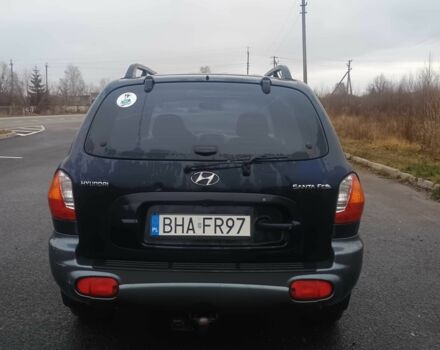 Синий Хендай Санта Фе, объемом двигателя 2 л и пробегом 262 тыс. км за 2300 $, фото 5 на Automoto.ua