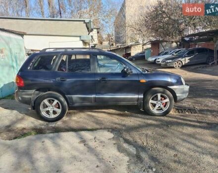 Синий Хендай Санта Фе, объемом двигателя 2.4 л и пробегом 293 тыс. км за 3500 $, фото 4 на Automoto.ua