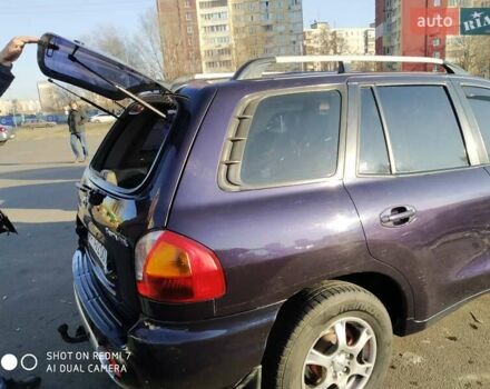 Синий Хендай Санта Фе, объемом двигателя 2.02 л и пробегом 330 тыс. км за 5000 $, фото 12 на Automoto.ua