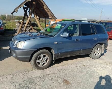 Синий Хендай Санта Фе, объемом двигателя 2.2 л и пробегом 300 тыс. км за 3264 $, фото 1 на Automoto.ua