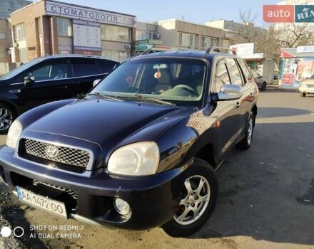 Синий Хендай Санта Фе, объемом двигателя 2.02 л и пробегом 330 тыс. км за 5000 $, фото 22 на Automoto.ua