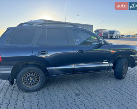 Синий Хендай Санта Фе, объемом двигателя 2.35 л и пробегом 240 тыс. км за 5300 $, фото 3 на Automoto.ua