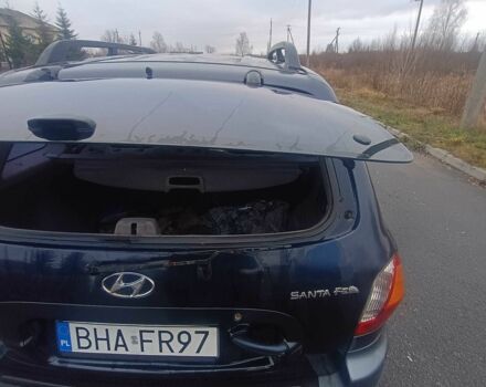 Синий Хендай Санта Фе, объемом двигателя 2 л и пробегом 262 тыс. км за 2300 $, фото 13 на Automoto.ua