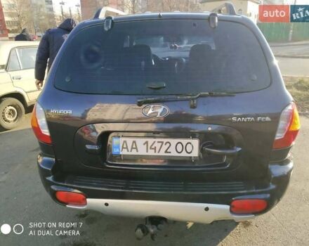 Синий Хендай Санта Фе, объемом двигателя 2.02 л и пробегом 330 тыс. км за 5000 $, фото 10 на Automoto.ua