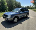 Синий Хендай Санта Фе, объемом двигателя 2 л и пробегом 225 тыс. км за 4800 $, фото 2 на Automoto.ua