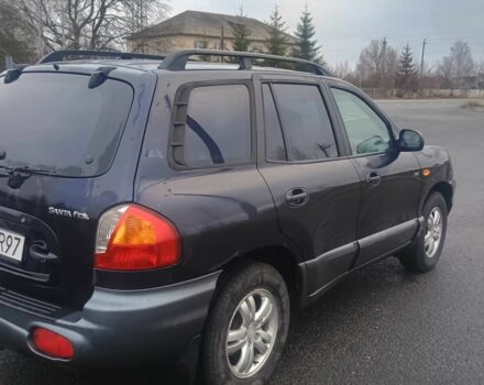 Синий Хендай Санта Фе, объемом двигателя 2 л и пробегом 262 тыс. км за 2300 $, фото 4 на Automoto.ua