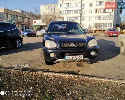 Синий Хендай Санта Фе, объемом двигателя 2.02 л и пробегом 330 тыс. км за 5000 $, фото 23 на Automoto.ua