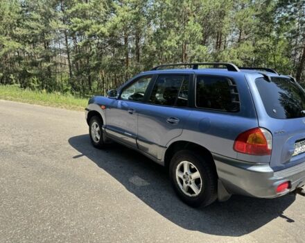 Синий Хендай Санта Фе, объемом двигателя 2 л и пробегом 225 тыс. км за 4800 $, фото 4 на Automoto.ua