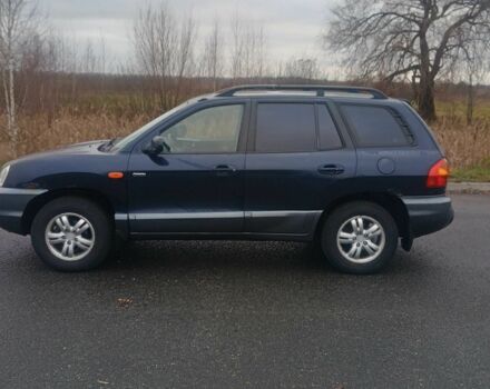 Синий Хендай Санта Фе, объемом двигателя 2 л и пробегом 262 тыс. км за 2300 $, фото 2 на Automoto.ua