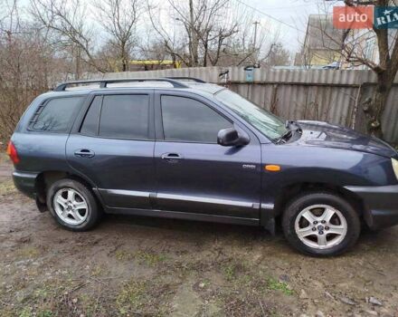 Синій Хендай Санта Фе, об'ємом двигуна 2 л та пробігом 383 тис. км за 5900 $, фото 4 на Automoto.ua