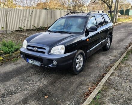 Синий Хендай Санта Фе, объемом двигателя 1.9 л и пробегом 250 тыс. км за 4000 $, фото 1 на Automoto.ua