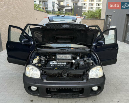 Синий Хендай Санта Фе, объемом двигателя 2 л и пробегом 258 тыс. км за 3950 $, фото 1 на Automoto.ua