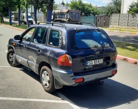 Синий Хендай Санта Фе, объемом двигателя 2 л и пробегом 325 тыс. км за 3100 $, фото 3 на Automoto.ua