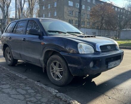 Синий Хендай Санта Фе, объемом двигателя 2 л и пробегом 290 тыс. км за 3200 $, фото 7 на Automoto.ua