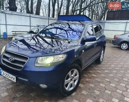 Синий Хендай Санта Фе, объемом двигателя 2.2 л и пробегом 250 тыс. км за 8650 $, фото 1 на Automoto.ua