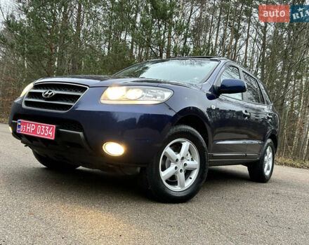 Синий Хендай Санта Фе, объемом двигателя 2.2 л и пробегом 260 тыс. км за 9700 $, фото 2 на Automoto.ua