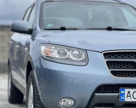 Синий Хендай Санта Фе, объемом двигателя 2.2 л и пробегом 252 тыс. км за 9000 $, фото 2 на Automoto.ua