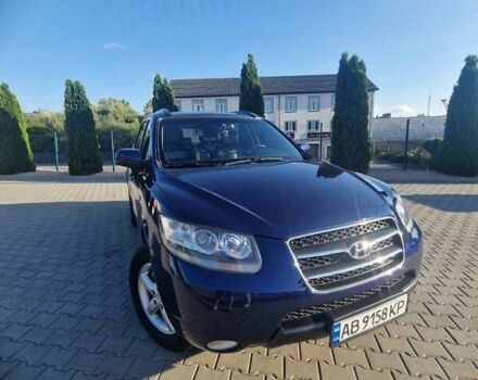 Синий Хендай Санта Фе, объемом двигателя 2.19 л и пробегом 245 тыс. км за 9400 $, фото 3 на Automoto.ua