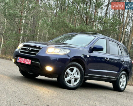 Синий Хендай Санта Фе, объемом двигателя 2.2 л и пробегом 260 тыс. км за 9700 $, фото 1 на Automoto.ua