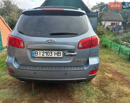 Синий Хендай Санта Фе, объемом двигателя 2.66 л и пробегом 261 тыс. км за 9000 $, фото 4 на Automoto.ua