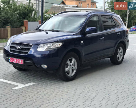 Синий Хендай Санта Фе, объемом двигателя 2.2 л и пробегом 207 тыс. км за 10600 $, фото 2 на Automoto.ua