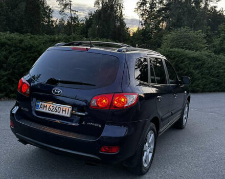 Синий Хендай Санта Фе, объемом двигателя 2.2 л и пробегом 280 тыс. км за 8400 $, фото 4 на Automoto.ua